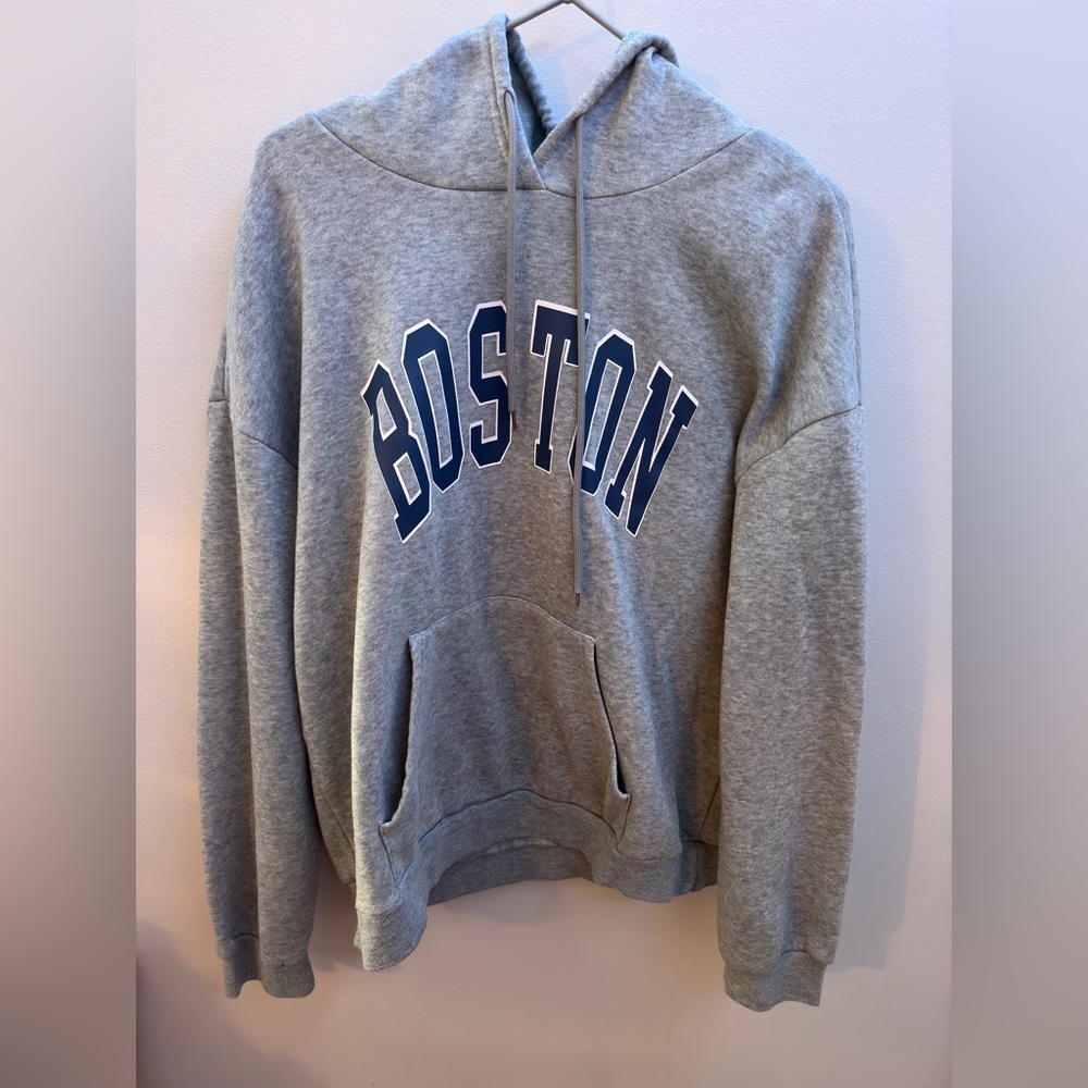 SHEIN gray Boston hoodie